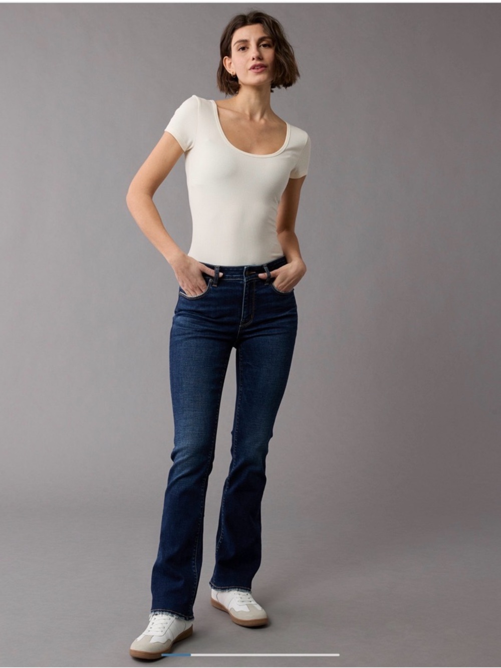 American Eagle Skinny Kick Jean size 8 extra short